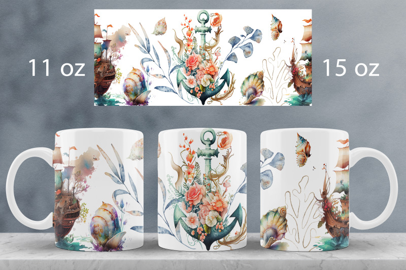 ocean-mug-wrap-marine-mug-sublimation-png-sea-mug-design