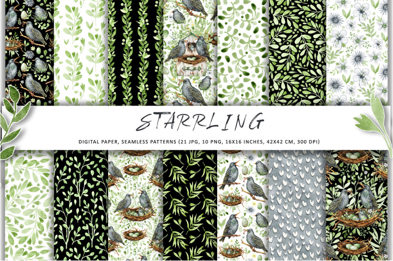 starling-family-spring-birds-seamless-digital-paper