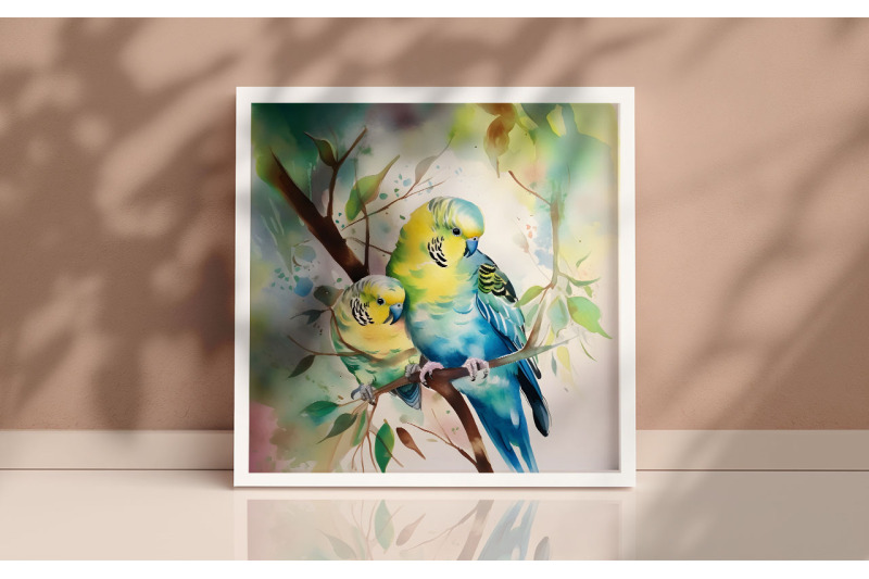 mother-budgerigar-background