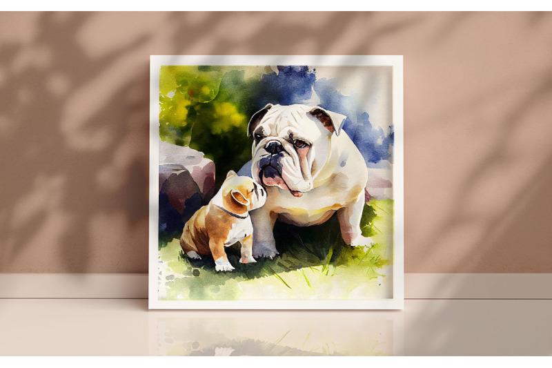 mother-bulldog-background