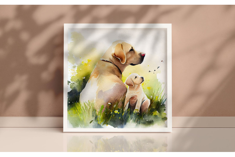 mother-labrador-retriever-background