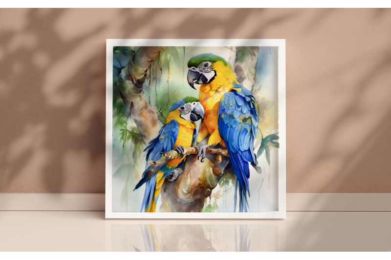 mother-macaw-background