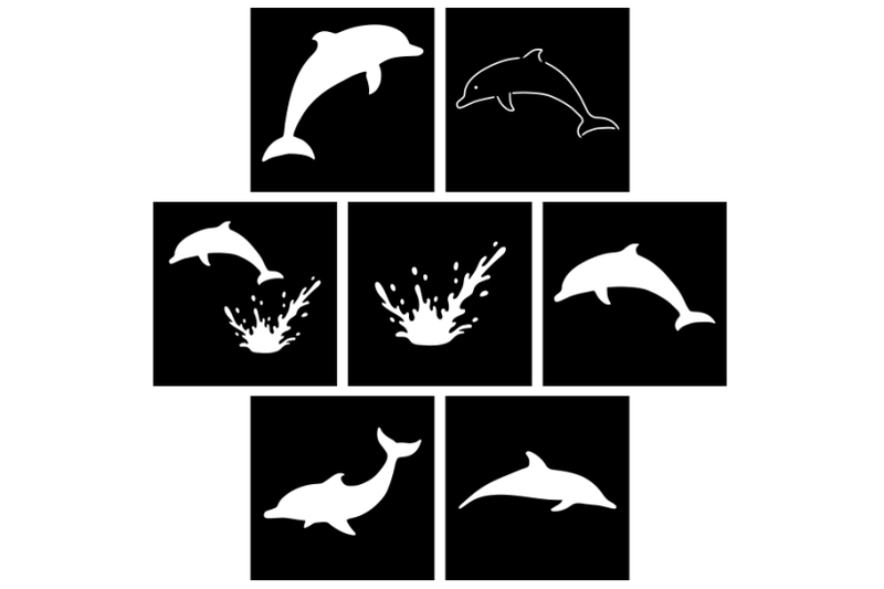 dolphin-stencil-dolphins-bundles-stencil-dolphin-splash-ocean