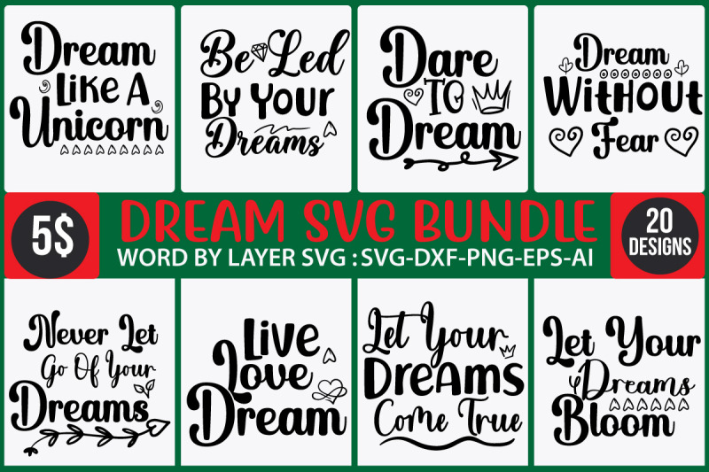 dream-svg-bundle-inspirational-svg-bundle-big-bundle-svg-file-for-cri