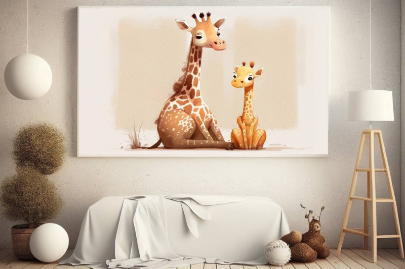 baby-and-mother-giraffe-mothers-day-collection