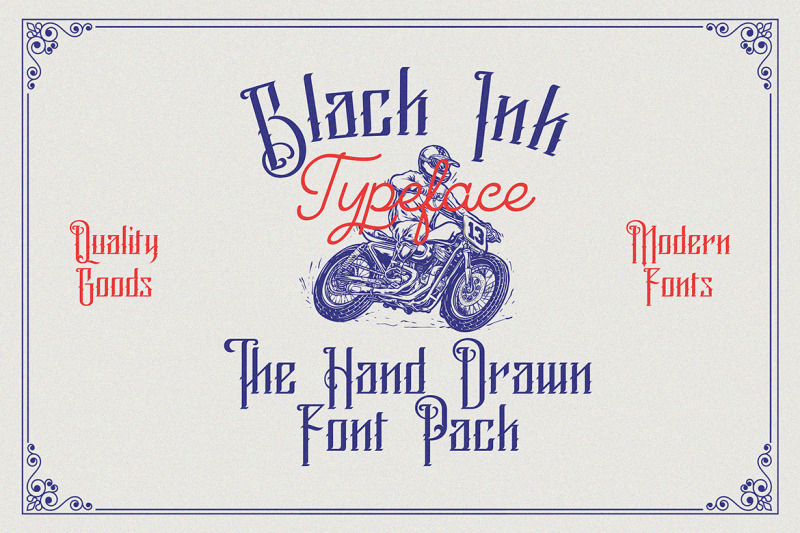 black-ink-vintage-blackletter-font