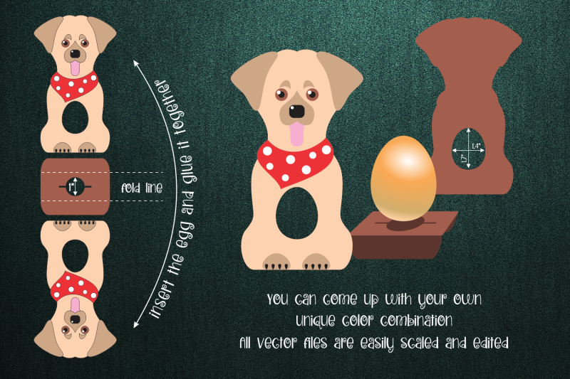 labrador-retriever-egg-holder-template-svg