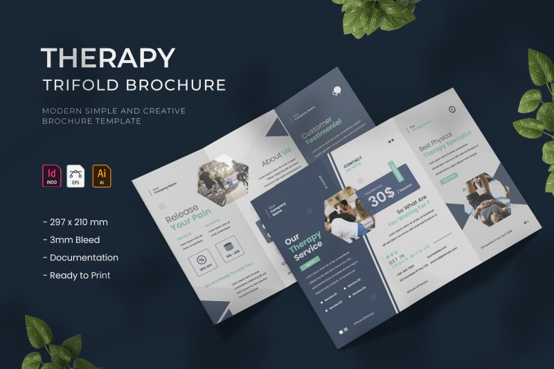 therapy-trifold-brochure