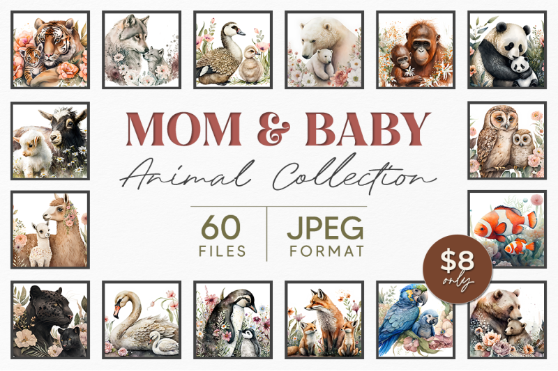 mom-and-baby-animal-collection