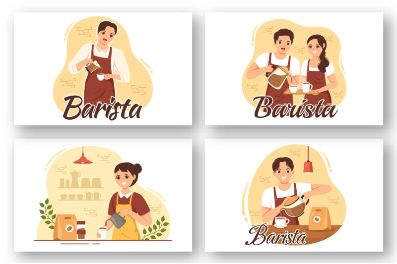 12-barista-making-coffee-illustration