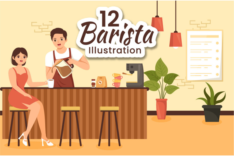 12-barista-making-coffee-illustration