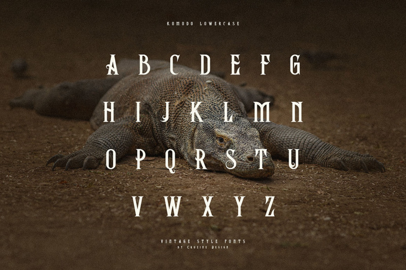 komodo-decorative-font