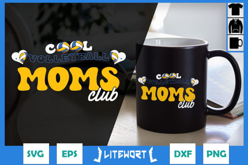 cool-volleyball-moms-club-mother-039-s-day