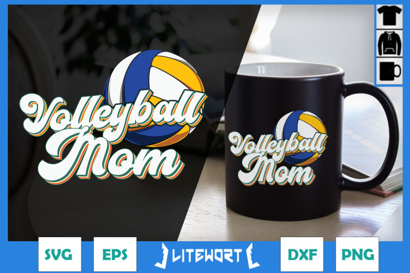 volleyball-mom-mother-039-s-day-retro