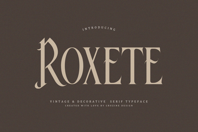 roxete-vintage-serif-font