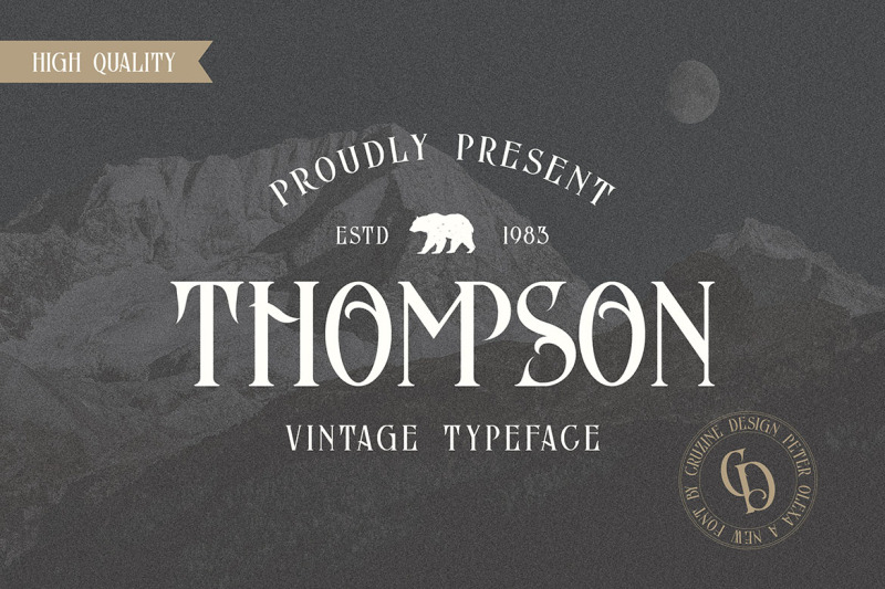 thompson-vintage-font