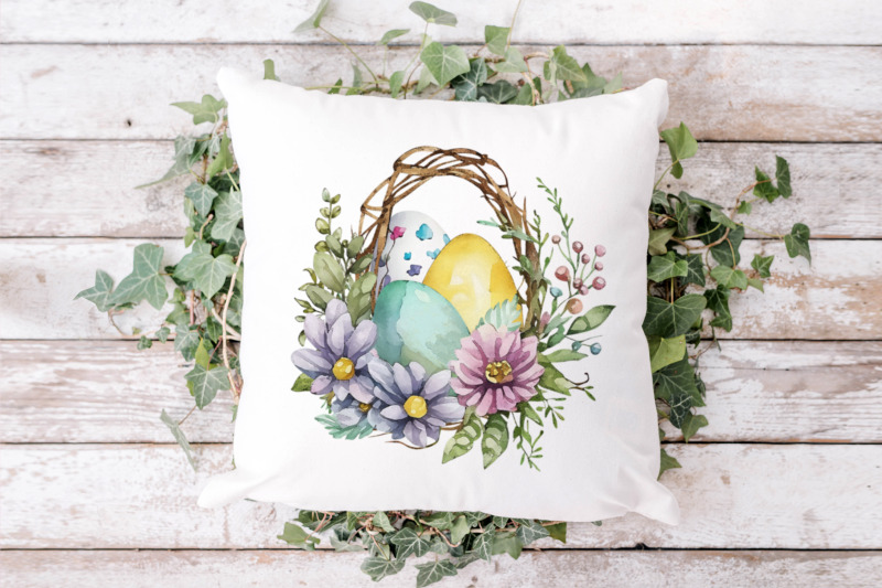 watercolor-easter-eggs-floral-basket-clipart-png