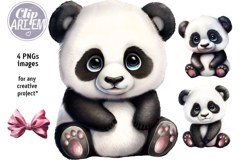 sweet-little-pandas-boy-girl-watercolor-4-png-images-clip-art-set