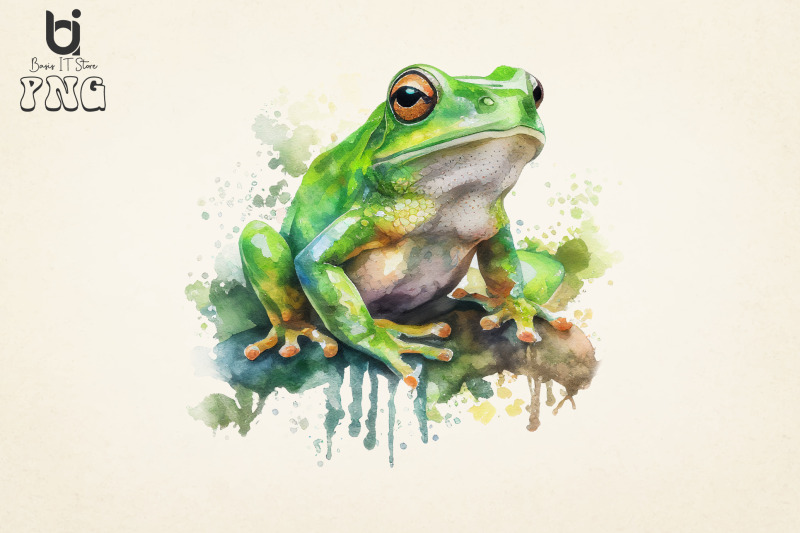 cute-frog-watercolor-bundle-sublimaiton-png-file