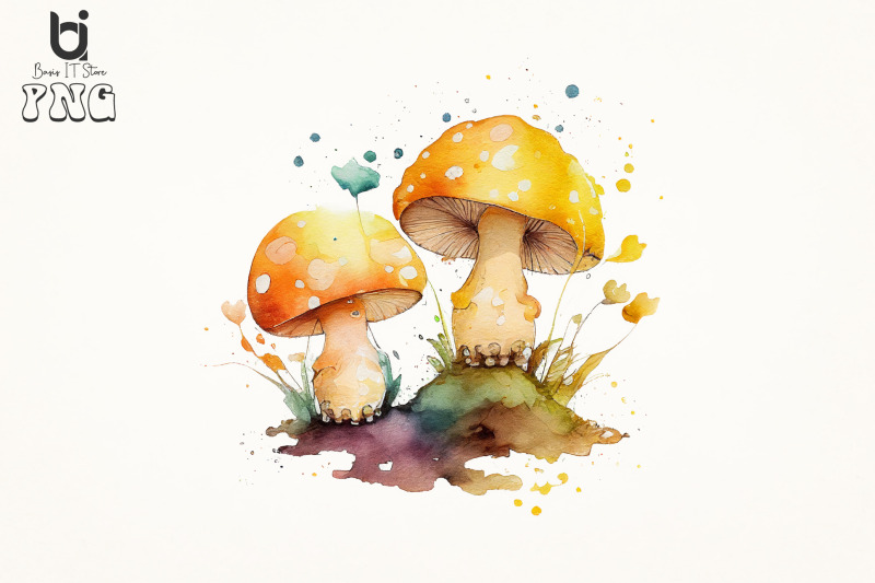 cute-little-mushrooms-baby-watercolor-sublimation-bundle