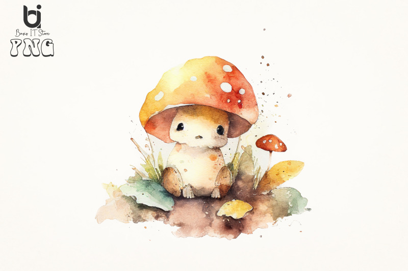 cute-little-mushrooms-baby-watercolor-sublimation-bundle