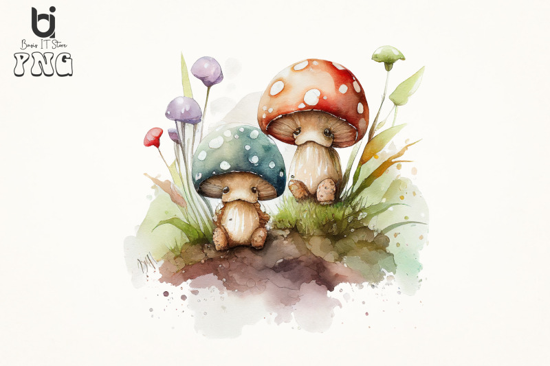 cute-little-mushrooms-baby-watercolor-sublimation-bundle