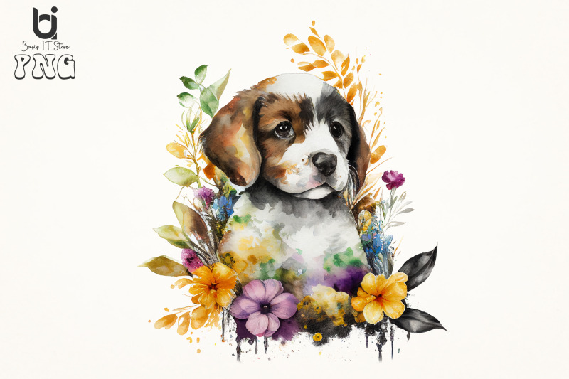 floral-pupp-dog-watercolor-sublimation-bundle-6-png-file