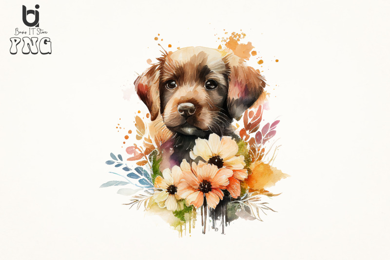 floral-pupp-dog-watercolor-sublimation-bundle-6-png-file