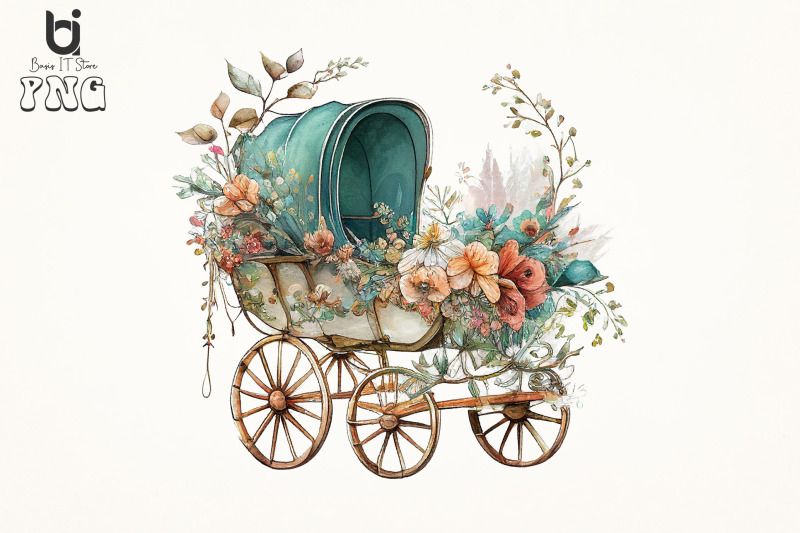 watercolor-floral-boho-wagon-buggy-sublimation-bundle