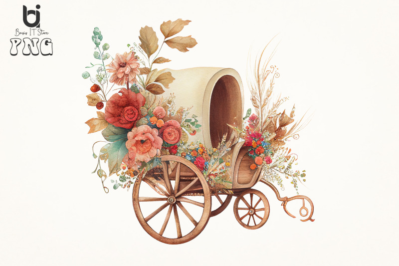 watercolor-floral-boho-wagon-buggy-sublimation-bundle