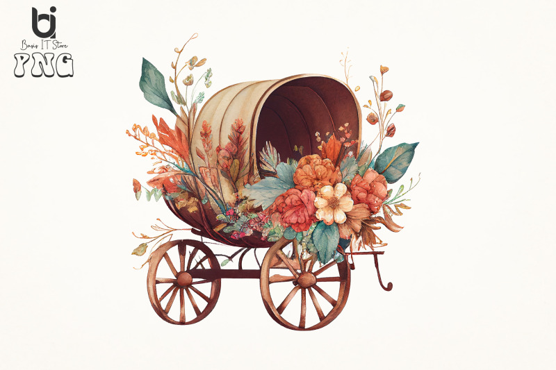 watercolor-floral-boho-wagon-buggy-sublimation-bundle