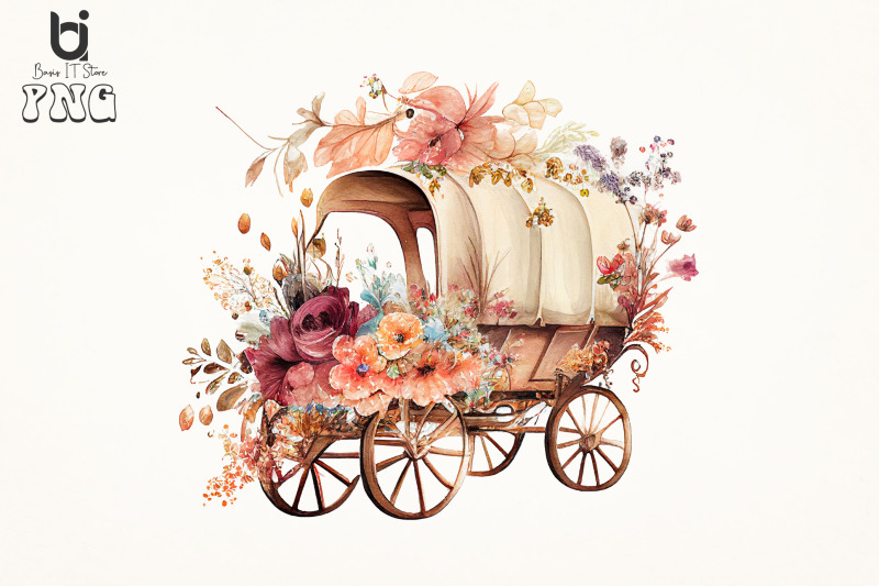 watercolor-floral-boho-wagon-buggy-sublimation-bundle