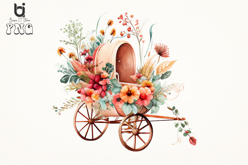 watercolor-floral-boho-wagon-buggy-sublimation-bundle