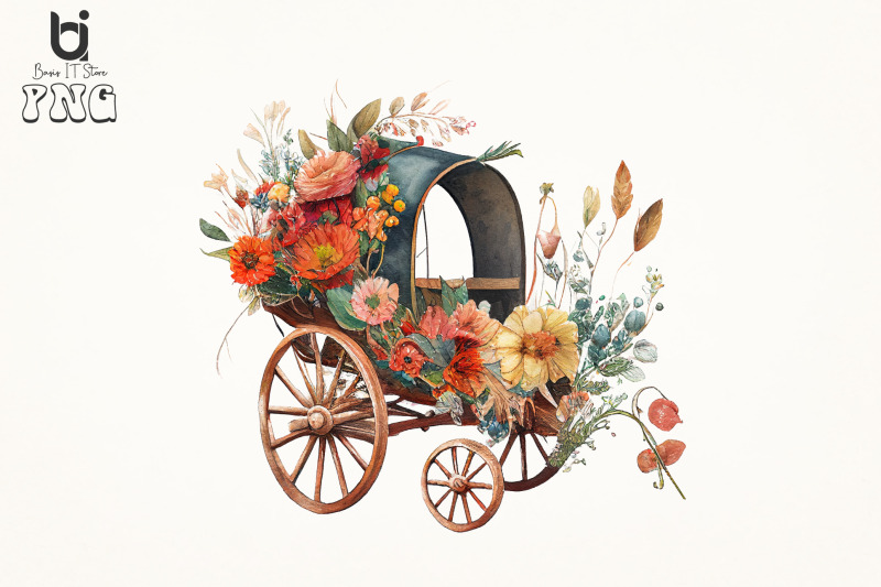 watercolor-floral-boho-wagon-buggy-sublimation-bundle