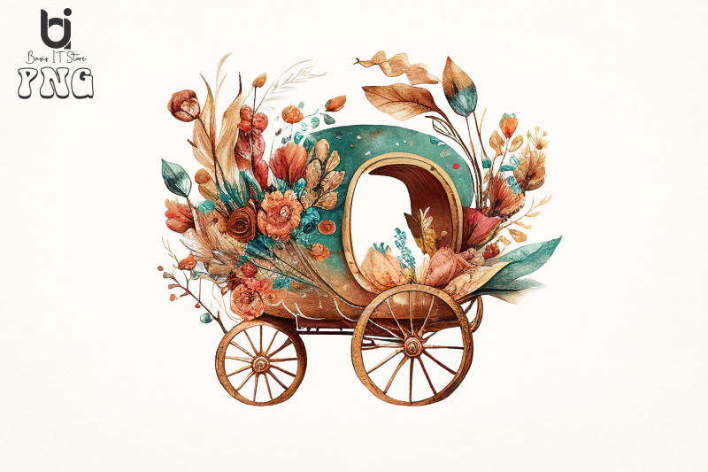 watercolor-floral-boho-wagon-buggy-sublimation-bundle