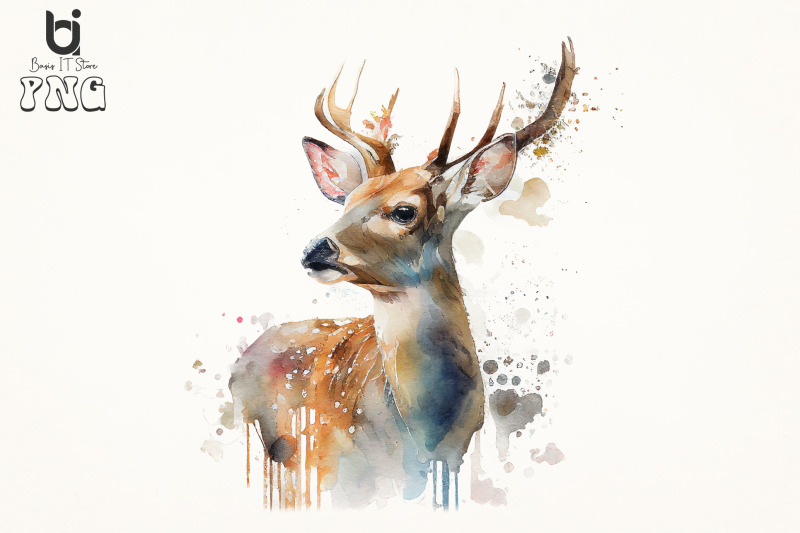 deer-boho-watercolor-sublimation-bundle-png-design