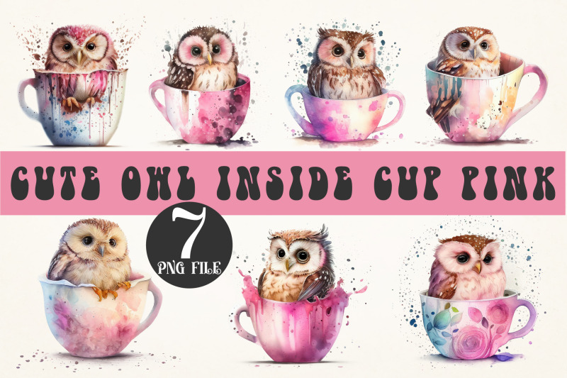 watercolor-cute-owl-inside-cup-pink-sublimation-bundle