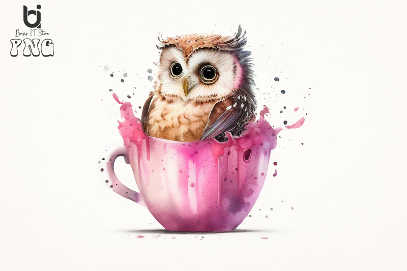 watercolor-cute-owl-inside-cup-pink-sublimation-bundle