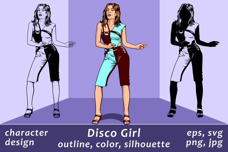 disco-girl-character-design