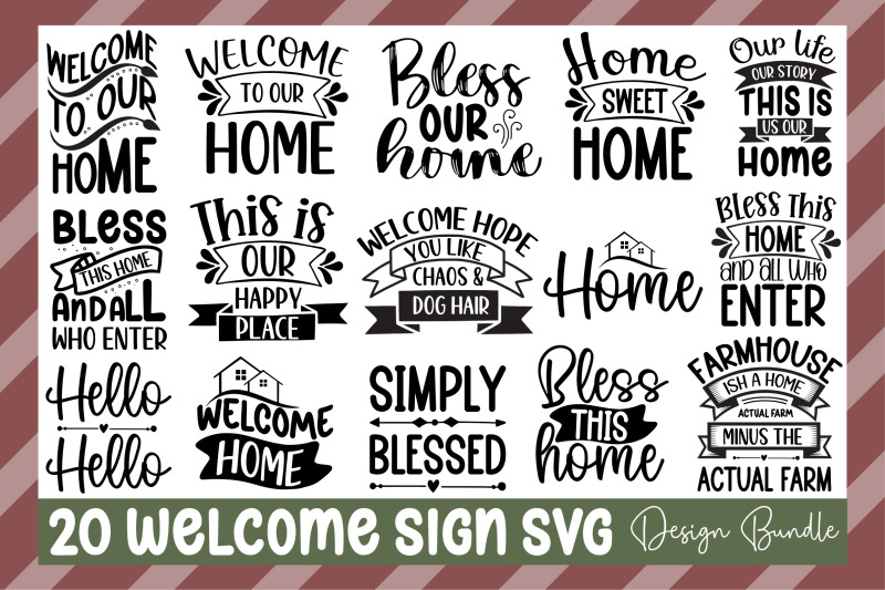 welcome-sign-svg-design-bundle