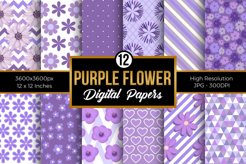 purple-flowers-pattern-digital-papers