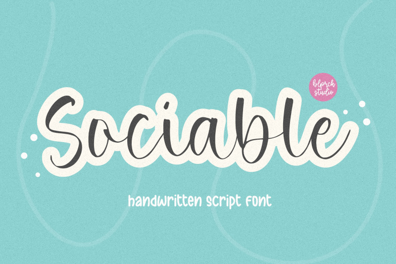 sociable-font