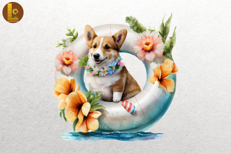 cute-dog-summertime-watercolor-6