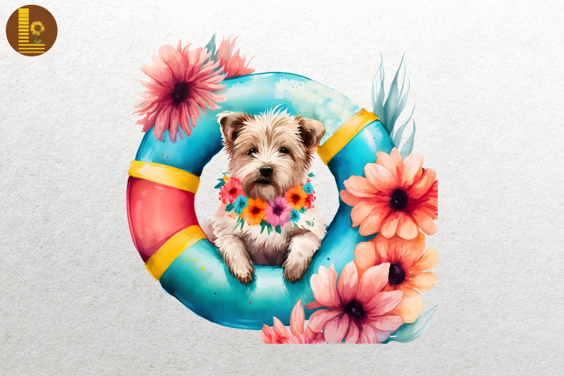 cute-dog-summertime-watercolor-8