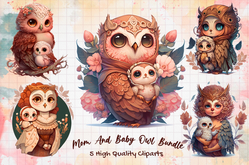 mom-and-baby-owl-bundle