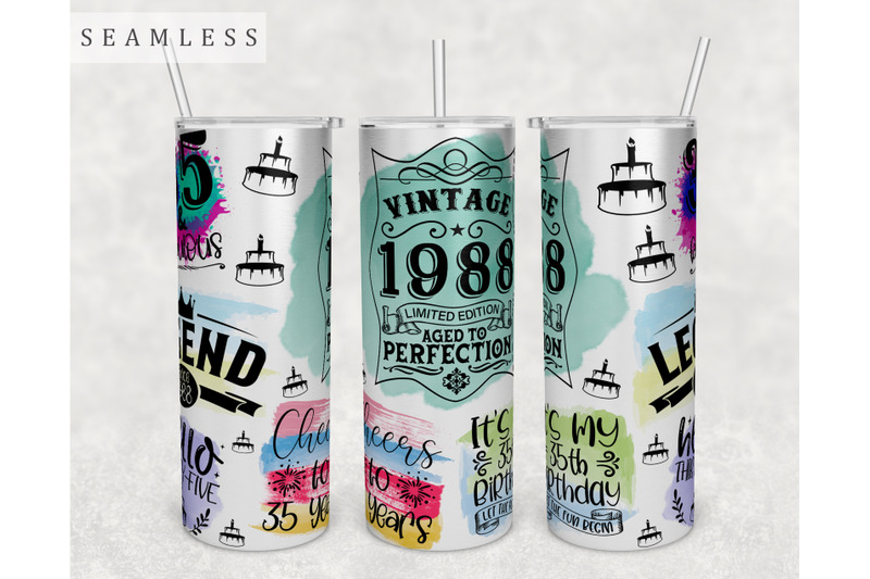 35th-birthday-tumbler-wrap-20-oz-skinny-tumbler-sublimation-design