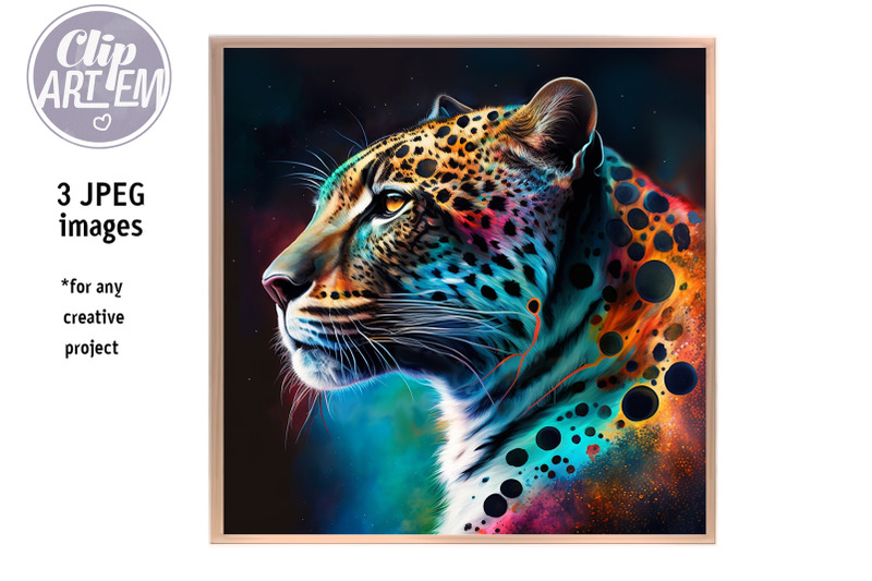 jaguar-3-modern-painting-colorful-jpeg-images-neon-sky-set-home-decor