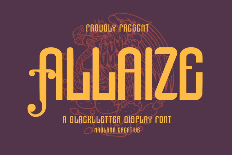 allaize-blackletter-display-font