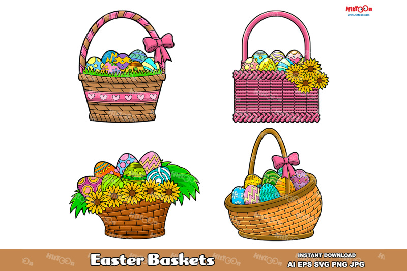 cartoon-easter-basket-with-colored-eggs