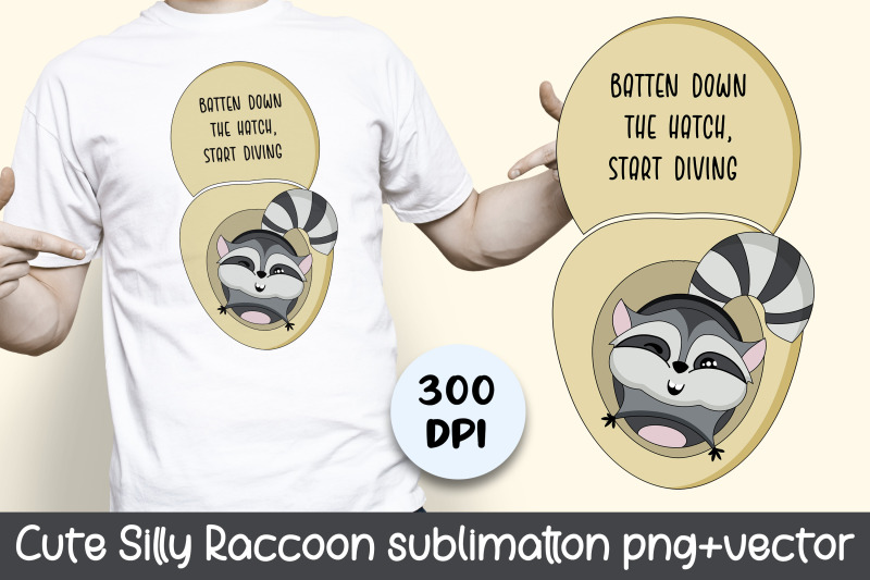 cute-raccoon-sublimation-designs-for-t-shirts